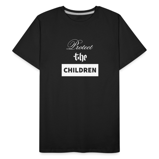 Premium Organic PROTECT THE CHILDREN T-Shirt - black